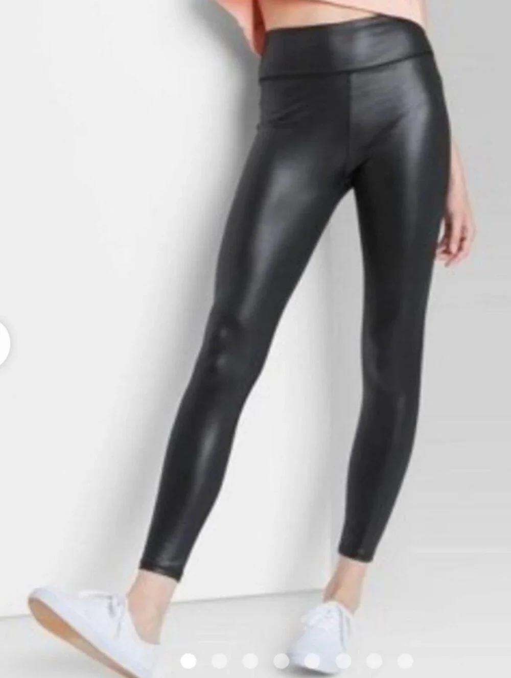 Wild Fable Black Faux Leather Leggings 3X NWT